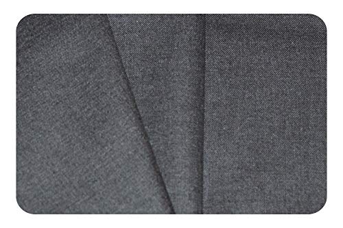Image of Siyaram's Men's Poly Viscose Solid Un-Stitched Trouser Fabric 1.30 Mtr Grey Color SIY131