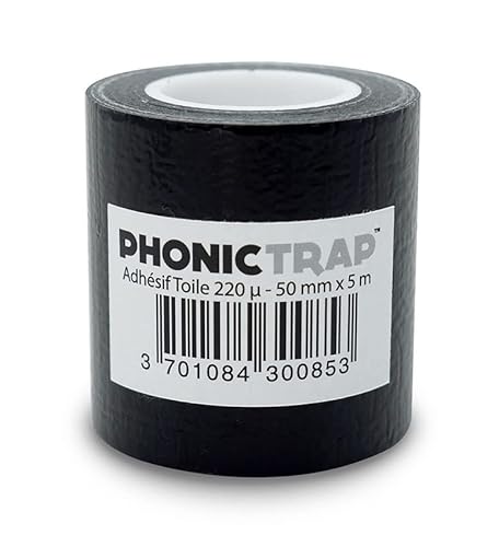 LDPE Klebeband Phonic Trap™ Schwarz 220µ Cover