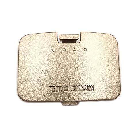 Replacement Jumper Pak Memory Expansion Door Cover Lid Part for Nintendo 64 N64 (Gold) Cover