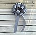 Silver Pull Bows with Tails - 8