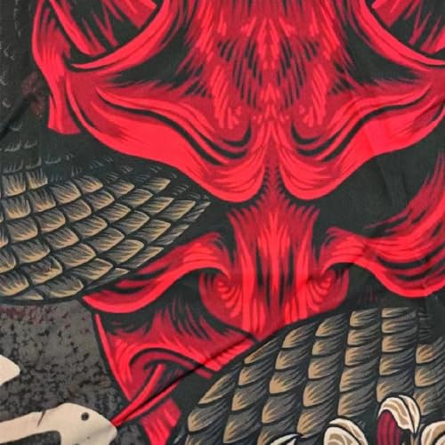 Demon Graphic Japanese Style Traditional Kimono Trendy Cosplay Samurai Male Cardigan Beach Casual Haori Yukata4