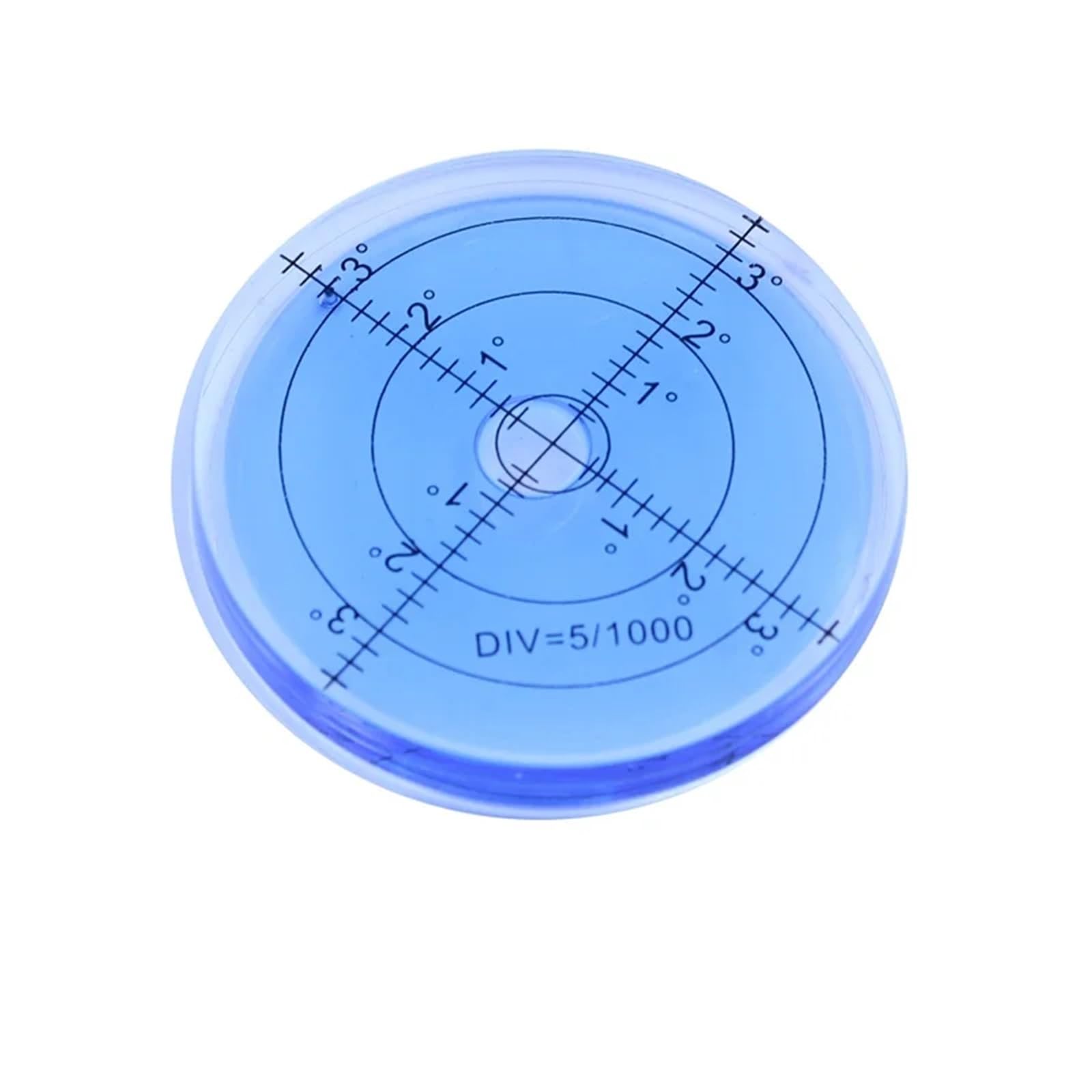 Tkgmgtn Blue Circular Bubble Level 66 * 10Mm Spirit Level Degree Mark Surface Round Level Bubble For Measuring Instrument Green Red White
