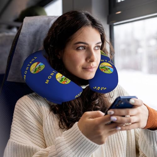 Almohada de cuello para viaje con diseño Montana miniatura 6