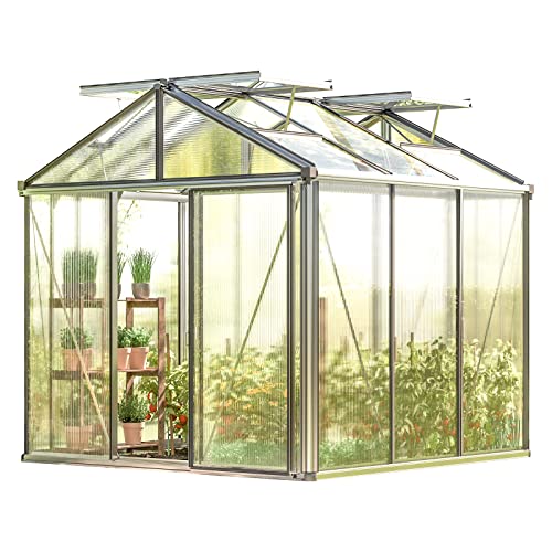 GFP Gewächshaus Diamas 21 Light 235x235 cm - 12 mm...