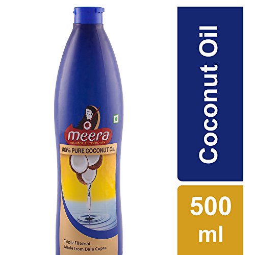 Image of Meera Pure Coconut Oil, 500ml, Blue (MO0500PCC02R)
