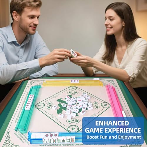 Mahjong: Set de 4 Soportes y Empujadores de Acrílico miniatura 6