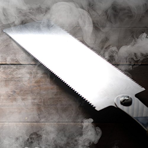 SUIZAN Japanese Pull Saw Hand Saw 9.5 Inch Ryoba Double Edge for Woodworking