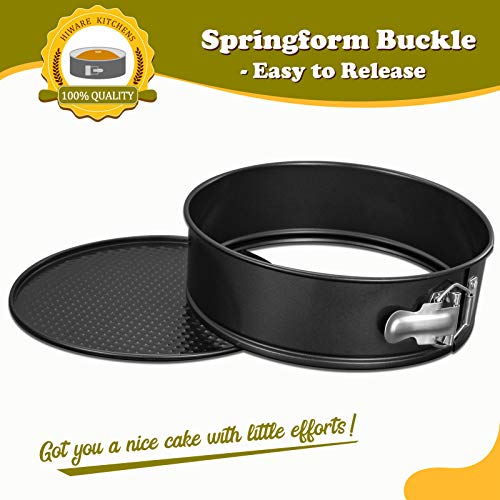 Image of HIWARE 10 Inch Non-stick Springform Pan with Removable Bottom /Leakproof Cheesecake Pan