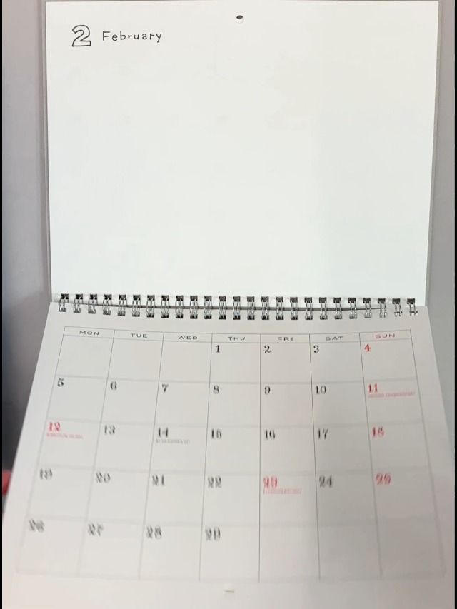 Amazon | ラボクリップ 手帳 2026年 卓上 A5 スケッチカレンダー