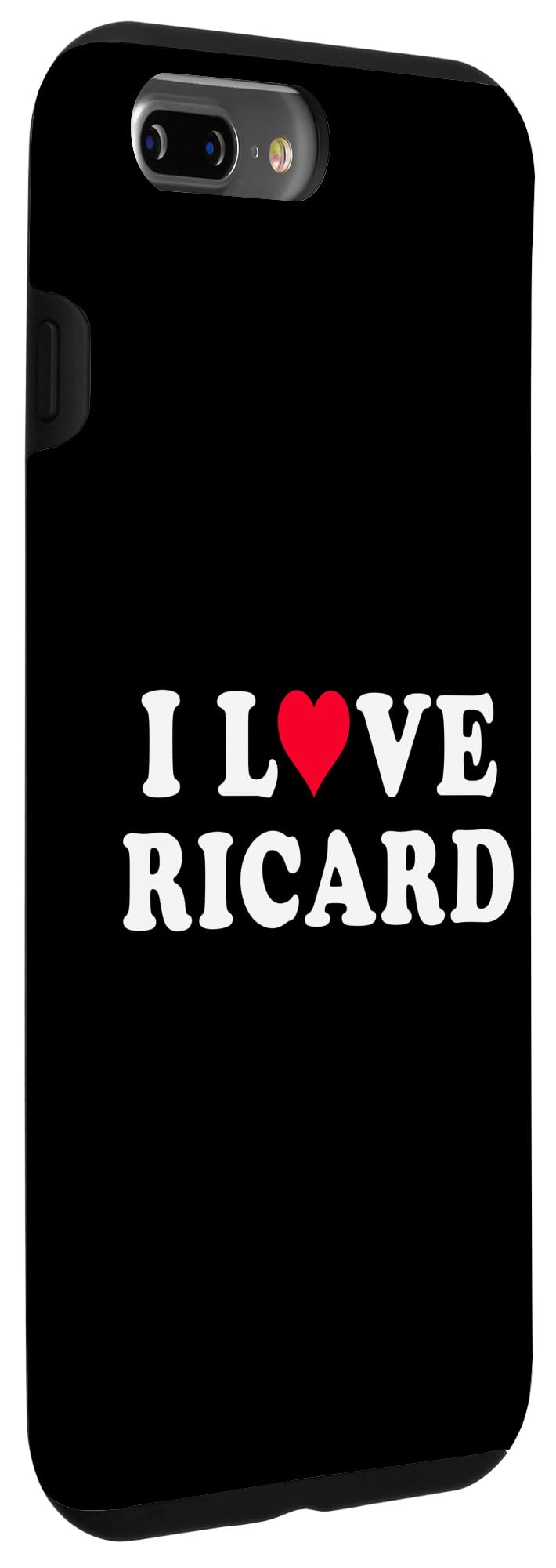 iPhone 7 Plus/8 Plus I Love Ricard Matching Girlfriend & Boyfriend Ricard Name Case - Image 3