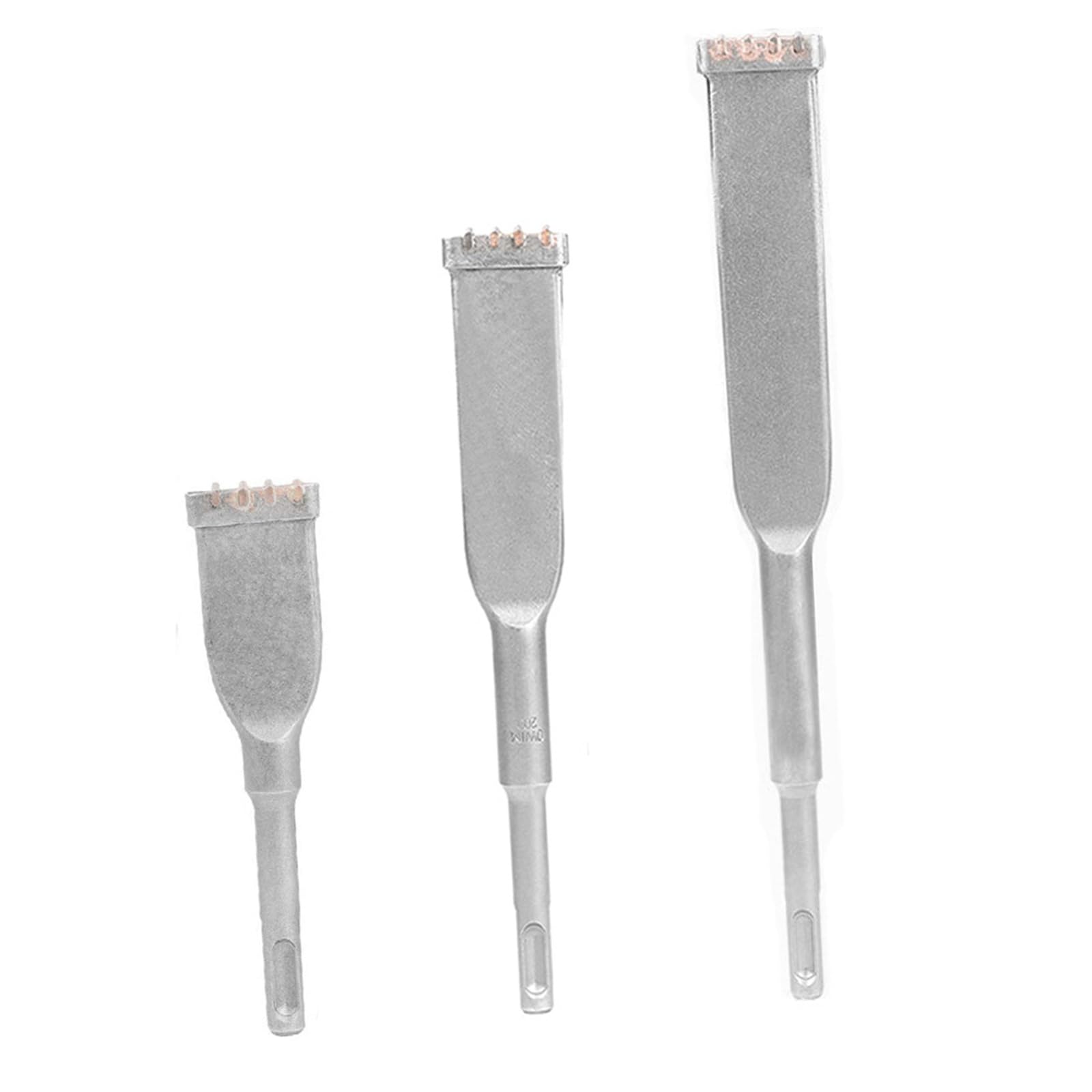 Cinceles multiusos de 32 mm con 4 dientes para perforación de construcción y trabajos de mampostería con cinceles de vástago redondo