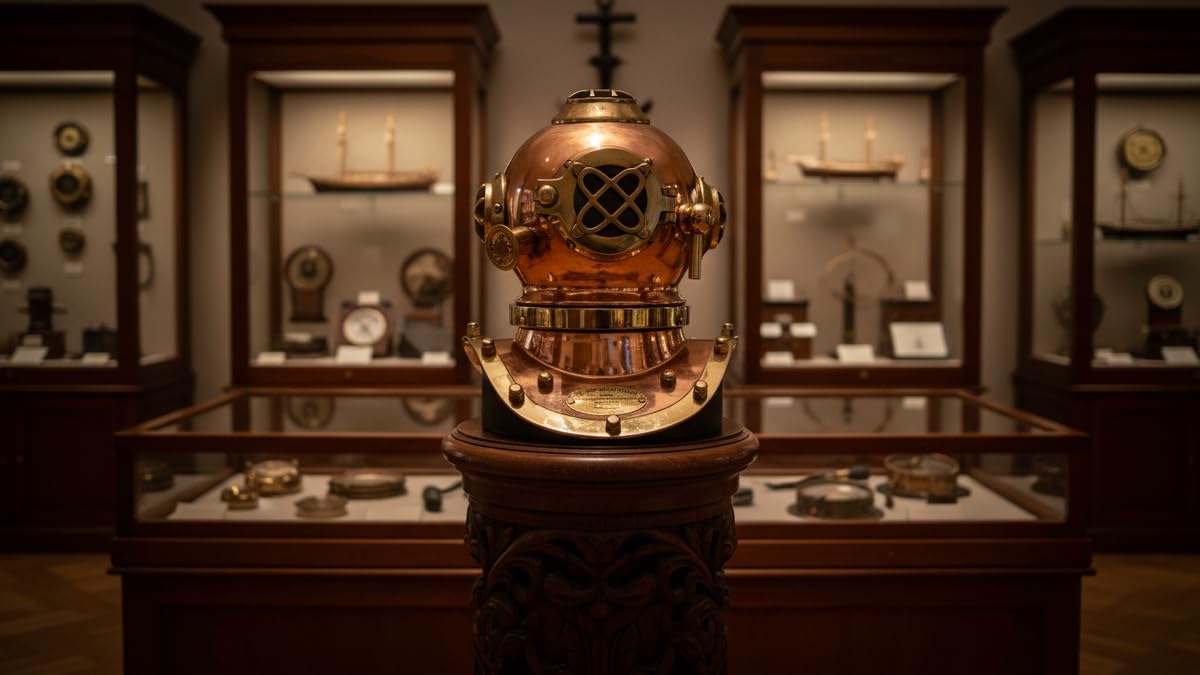 Amazon.co.jp: Antique Reproduction Sea Diver Decorativeダイビング