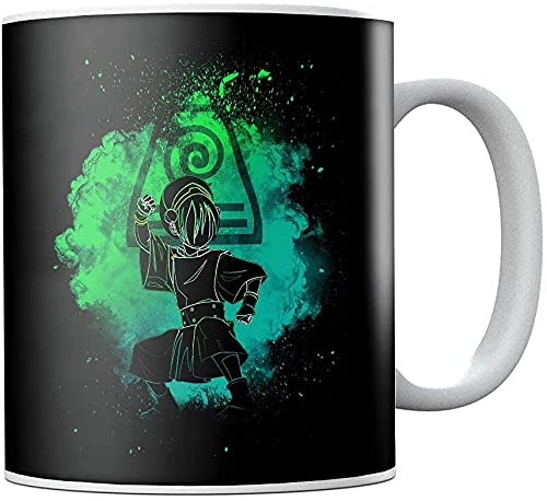 Earthbender Soul Avatar - Taza de café de cerámica, diseño de avatar