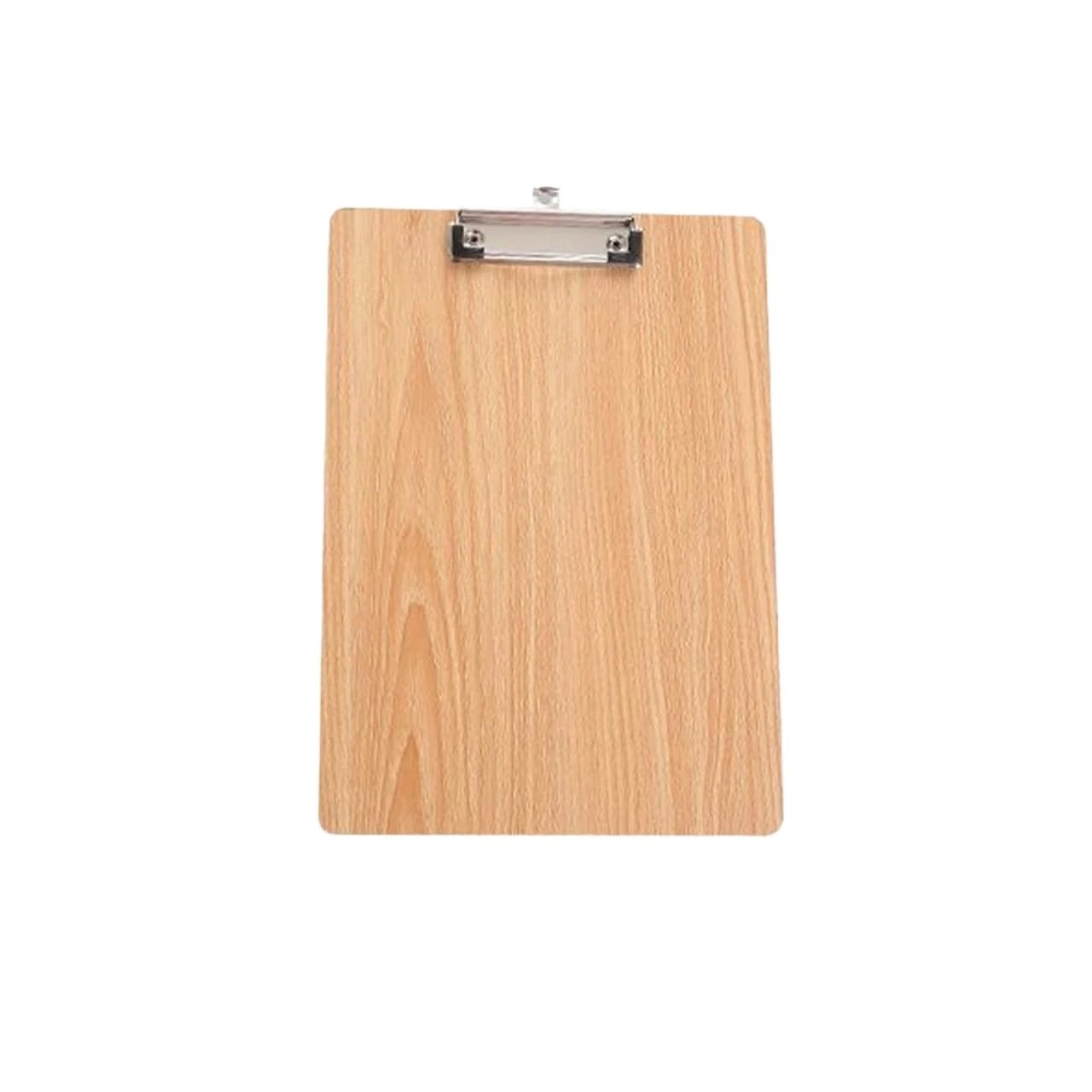 Portablocchi 2 pezzi di formato A4 in legno for appunti, for, cancelleria for ufficio e scuola, con porta carta foro for appendere