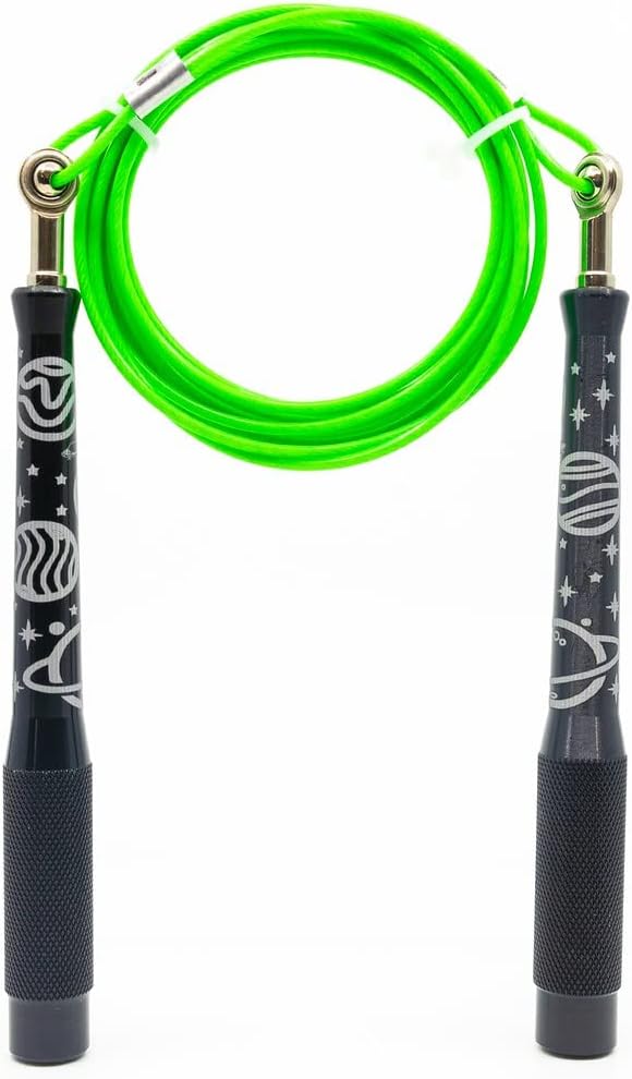 Double Under Wonder Speed Jump Rope - 360° Swivel Ball Bearing, Ultra-Light Aluminum Handles, Adjustable Steel Coated Cable, Tangle-Free & Kink-Free, Perfect for CrossFit, Boxing, MMA, and Fitness Training