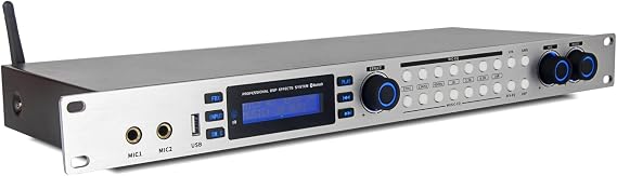 Digital Effector Professional Digital Audio Echo Pre-Effects DSP Processor Built-in Audio Processor Bluetooth USB App Recording Studio