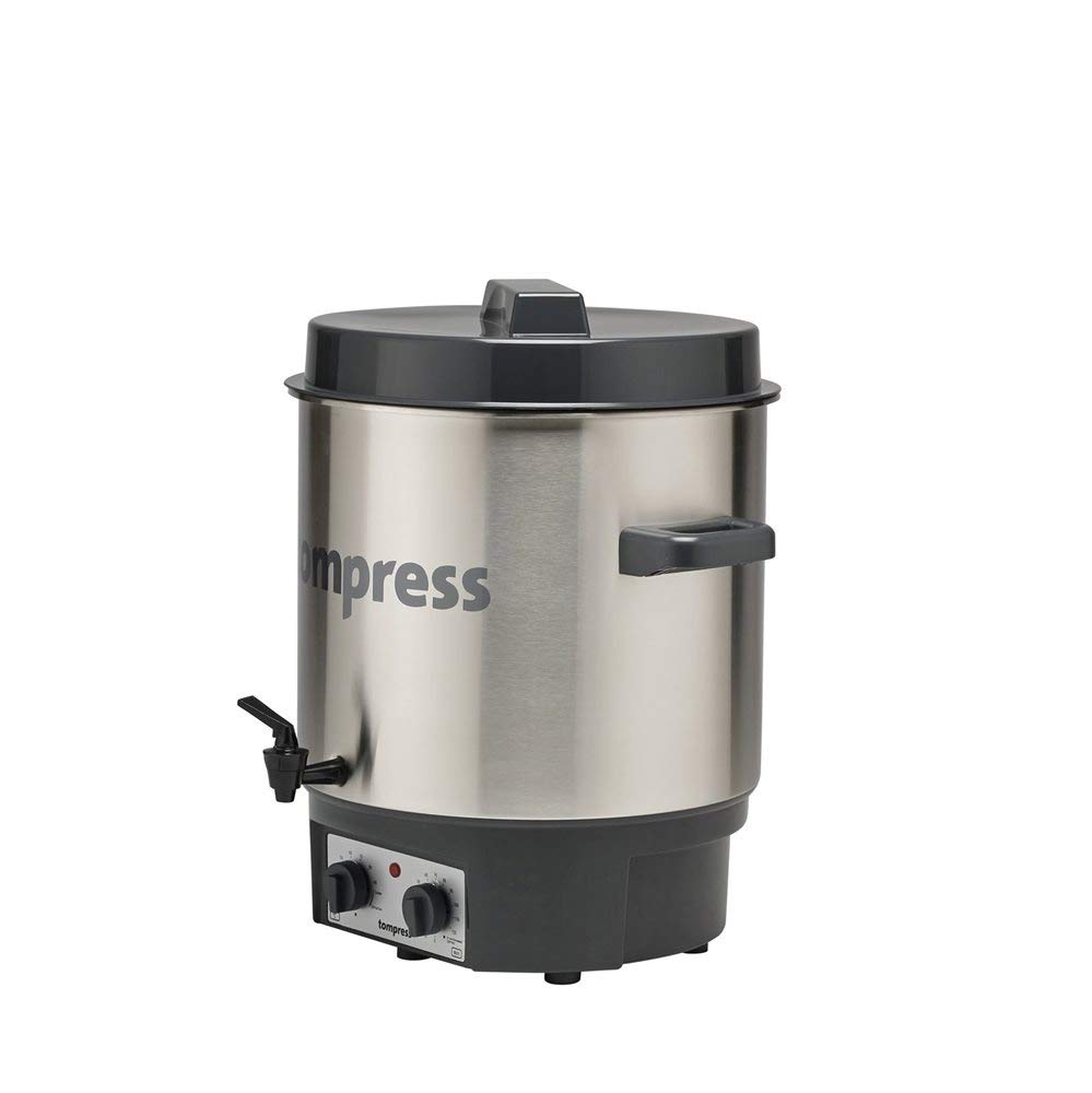 Stérilisateur électrique inox avec robinet et minuterie Tom Press - TOM PRESS