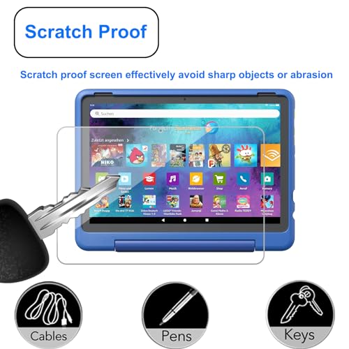 KXOYJAD 2 Pack Screen Protector for 10 Kids 2023/10 Kids Pro, Tempered Glass Film - image 5