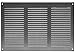 Rejilla de ventilación de 300 x 200 mm, cubierta de rejilla de ventilación con protección contra insectos, zinc, metal