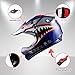 WOW Youth Kids Motocross BMX MX ATV Dirt Bike Moutain Helmet Shark Blue