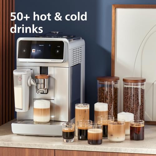 PHILIPS Café Aromis Full Automatic Espresso Machine – BrewExtract Technology, LatteGo Pro, 50+ Hot & Cold Drinks, with easy cleaning, intuitive display and Barista assistant (EP8757/20) - 3