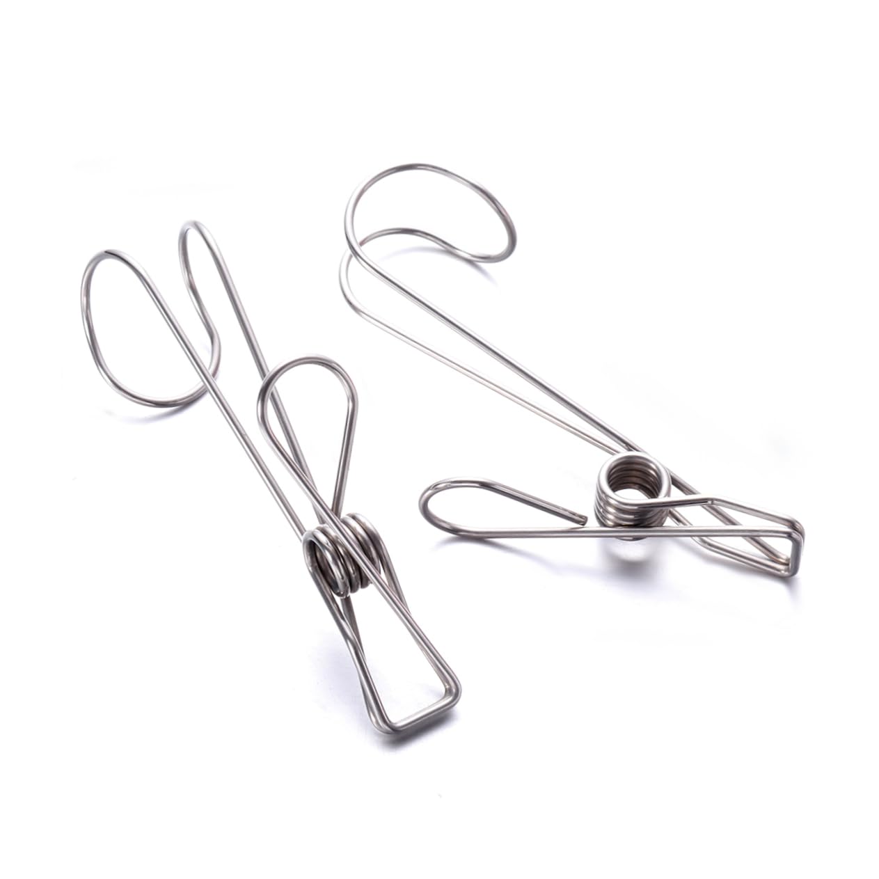 MAGICLULU 30pezzi Mollette Inossidabile Per Abbigliamento e Biancheria Clip Multifunzionali Per Asciugatura Resistenti e Antiscivolo Per Camicie e Coperte