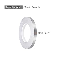 Vista 2 de Cinta autoadhesiva para azulejos de borde de línea de sellado de pisos, [para decoración de suelo de pared,] 0.47 pulgadas x 55 yardas/tono plateado
