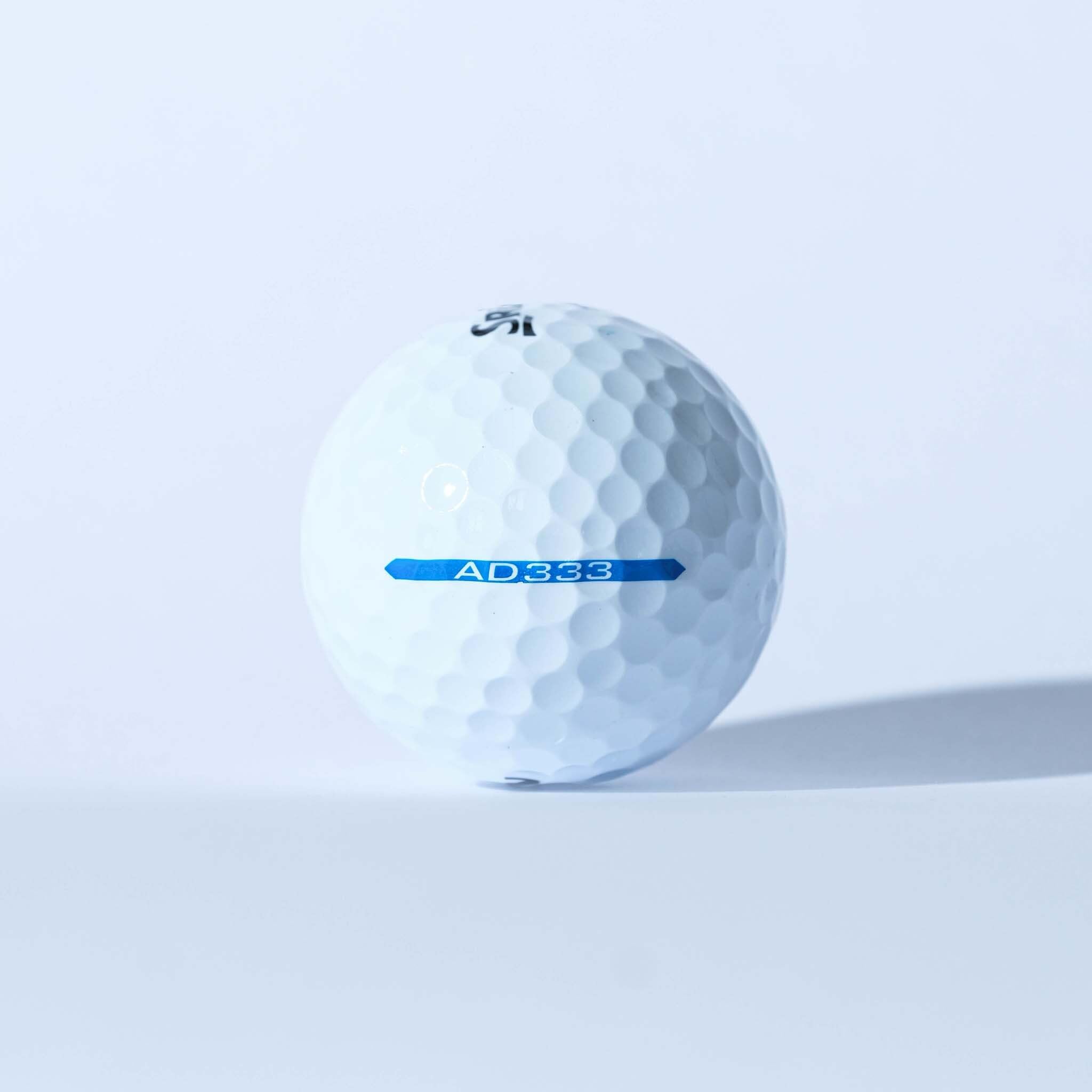Lot de 12/24 Balles de Golf d'Occasion AD333 / AD333Tour - Idéales pour Joueurs Débutants et Confirmés - Qualité Premium et Performance – Marque Française