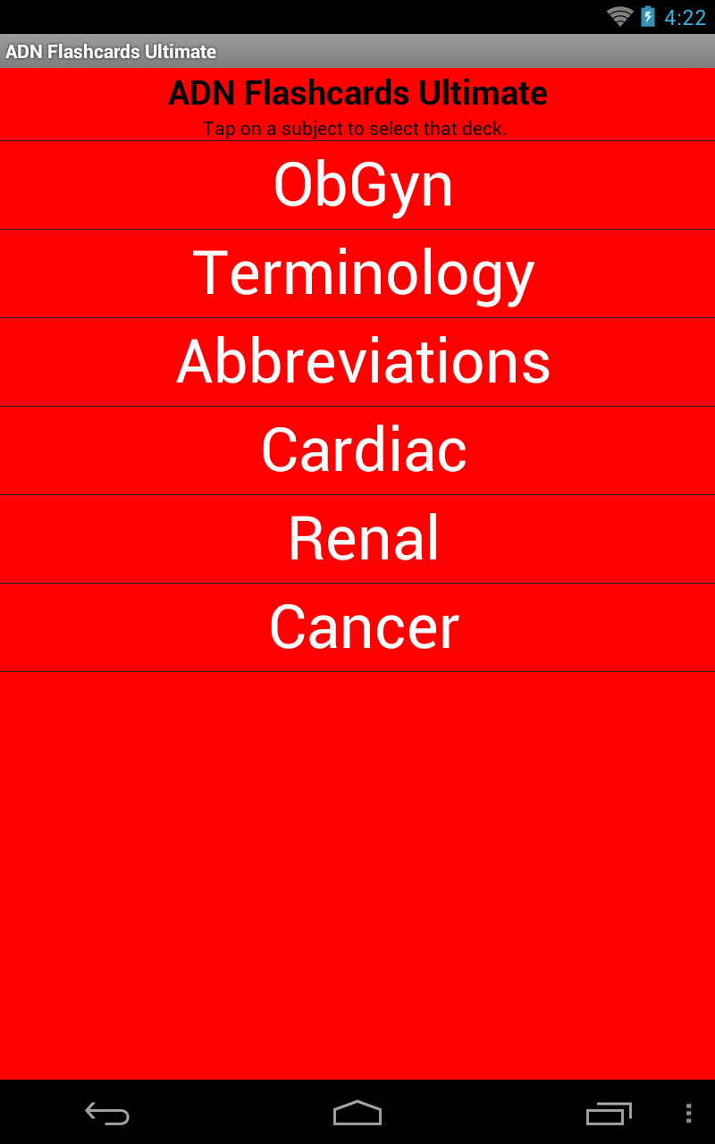 ADN Flashcards Ultimate - App on Amazon Appstore
