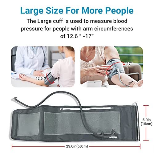 Large Blood Pressure Cuff, Scian Generic Replacement Cuff For Upper Big Arms 12.6 -17 Inches (32-43Cm) - Bp Cuff Only #TOP1