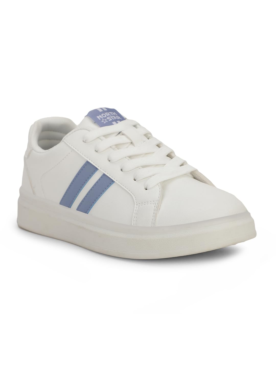 north star 5511 Skater White Casual Sneakers for Women|Ideal for Walking, Running|Laceup|Comfortable|lightwieght|All Day Comfort-picture-37