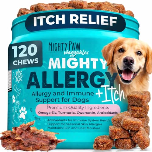 Mighty Paw Dog Allergy Chews —...