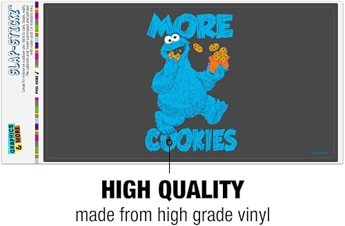 Miniatura 3 de Pegatina de parachoques de Monstruo de galletas de Plaza Sésamo
