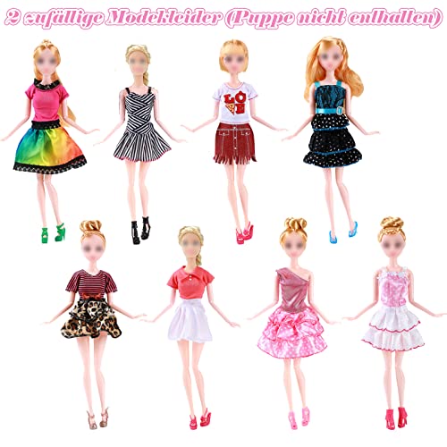 Coffret 31 pièces de vêtements et Accessoires pour poupées Barbie 11,5" : robes, bijoux, chaussures et couronnes pour des moments magiques – Image 4