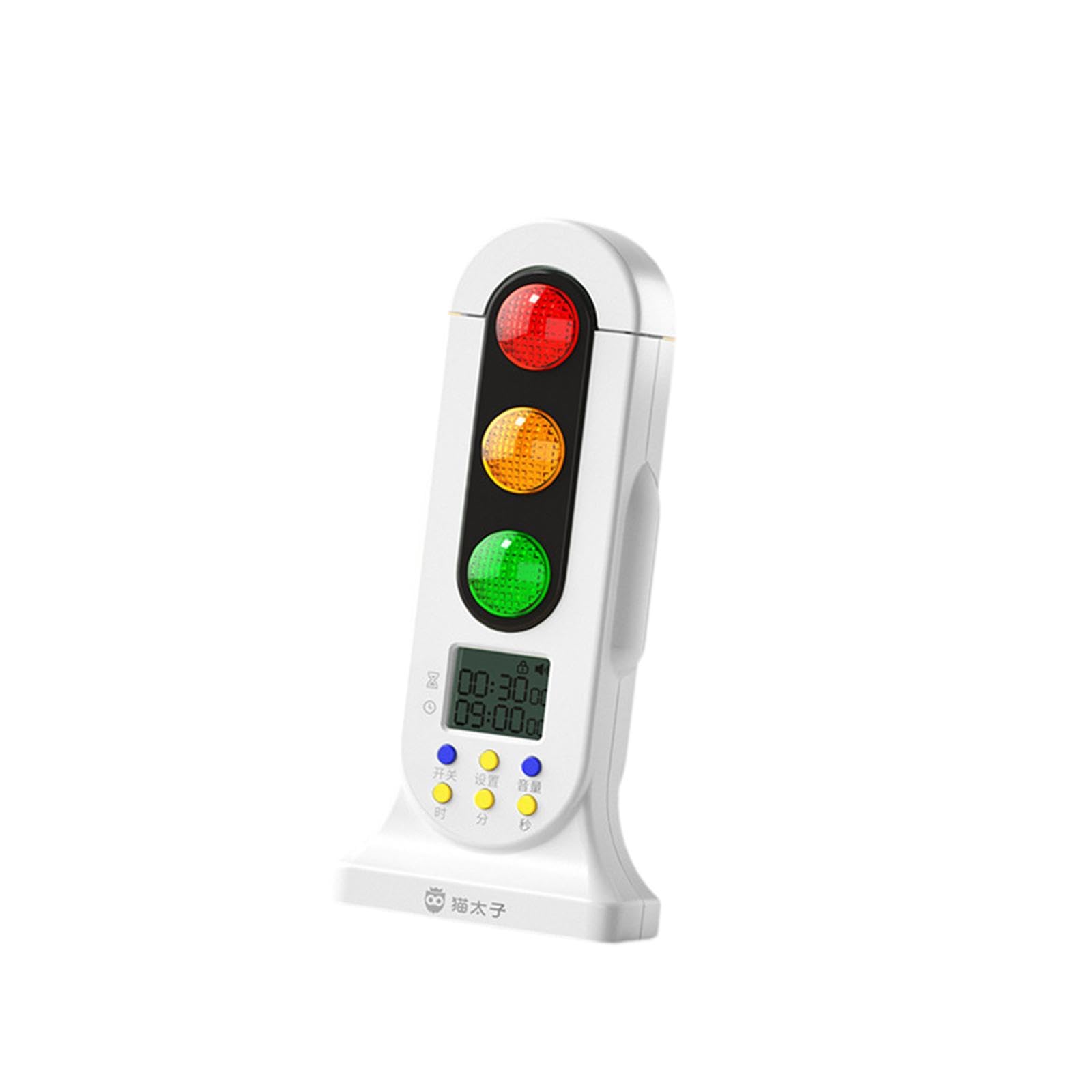 rockible Timer per Bambini Sveglia per Cottura Visivo Portatile con Indicatori Colorati Adatto per Apprendimento E Attività a