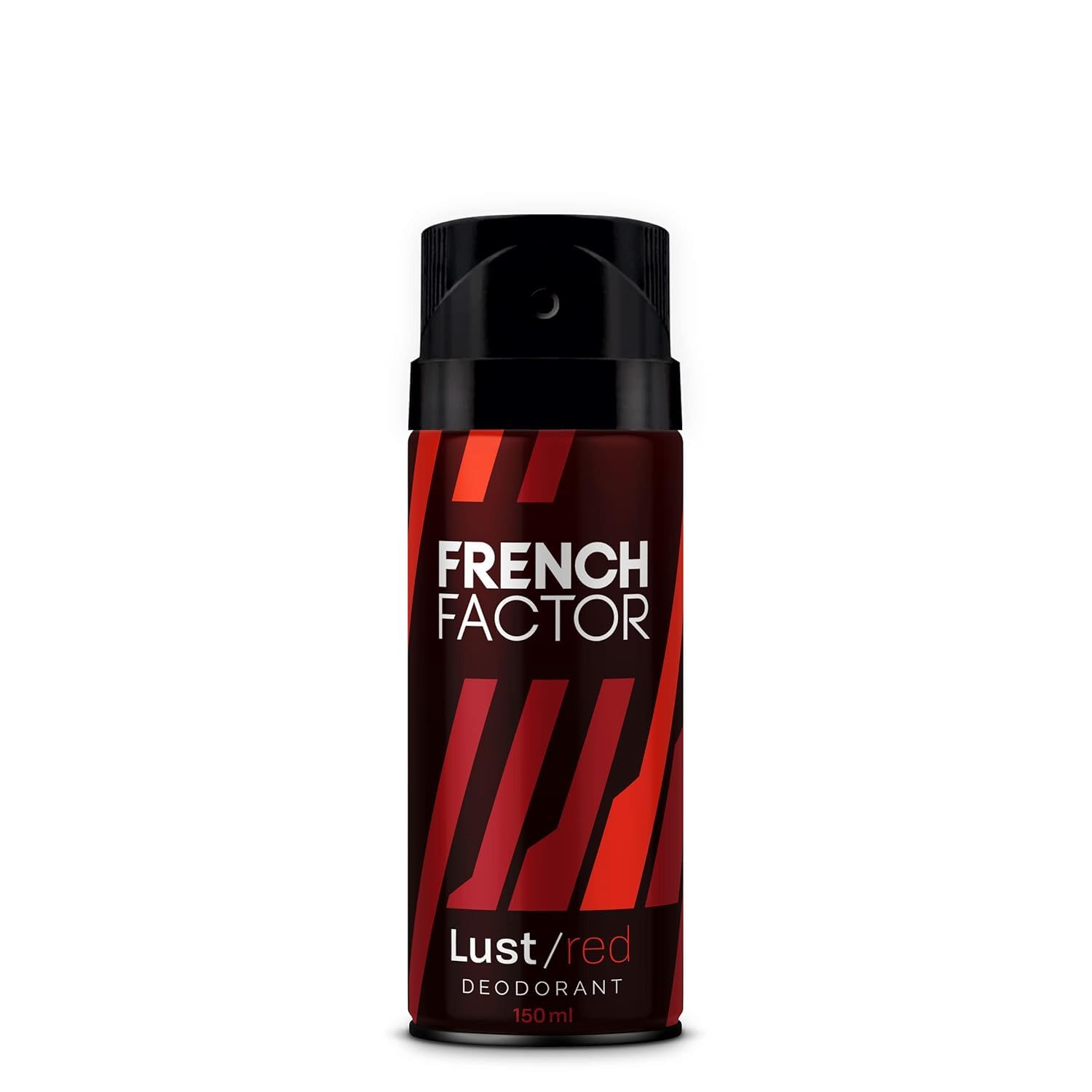 Sponsored Ad - French Factor Lust Red Deodorant For Men Long Lasting Body Spray All Day Freshness Every Day Deo (Pack of 1, 150ml)