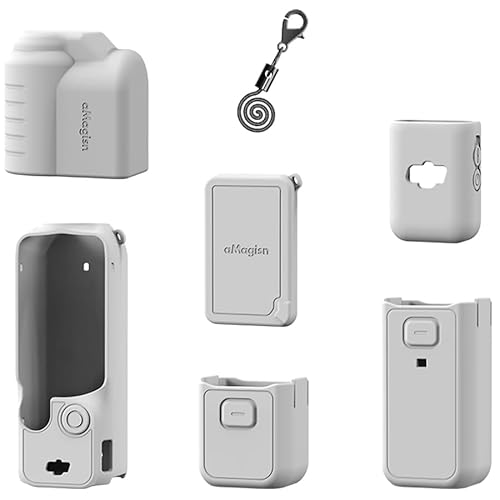 OSMO POCKET 3 保護ケース DJI POCKET 3 用 シリコンケース セット (White 7セット)
