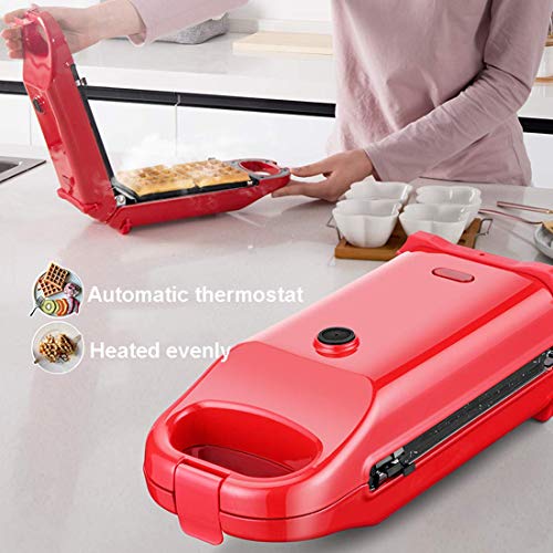 DX Waffeleisen 3 in 1, Donut Donut Maker Maschine, Eierblasen Waffeleisen Tiefe Antihaft-Beschichtungsplatten, 700 W… – Bild 3