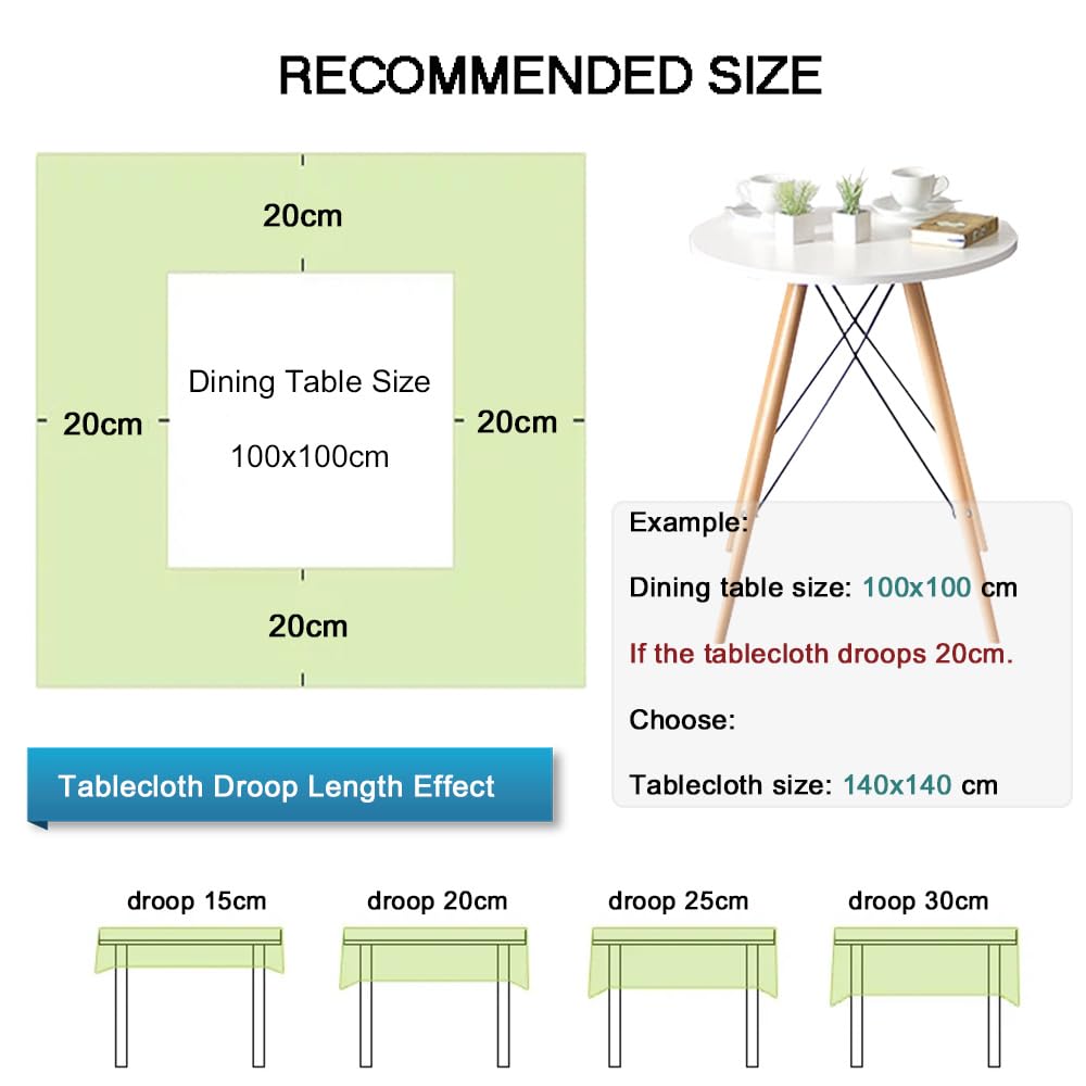 Chickw1 Nappe Ronde Anti Tache Impermeable Facile à Nettoyer, Nappe En Polyester Imprimé Dégradé Aquarelle 3D Pour Table à Manger De Cuisine/Jardin/Fête/Pique-Nique (Violet,100cm