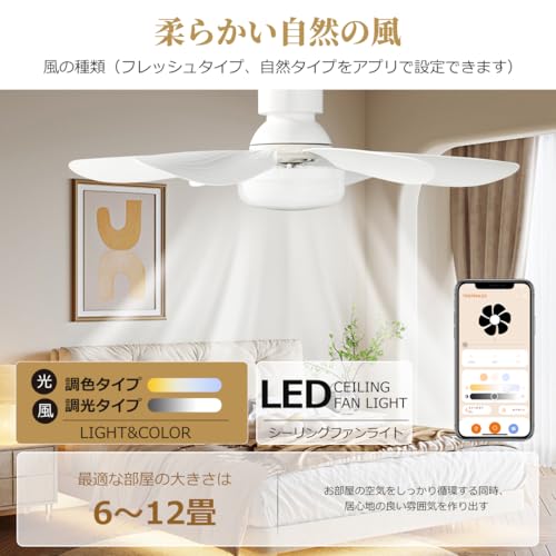 Brightorch LEDシーリングファンライト TENSMART-A1 の商品画像 7