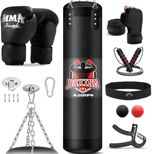 Sac de Frappe de 1,2 m pour Aménager votre Espace d'Entraînement de Kickboxing à la Maison