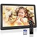 Produktbild STUOGYUM Digitaler Bilderrahmen 10 Zoll, 1920 x 1080P Full HD 16:9 Elektronischer Bilderrahmen IPS mit Fernbedienung,Automatischer Drehung,Foto, Musik, Video, Kalender, Wecker mit SD-Karte mit 32 GB