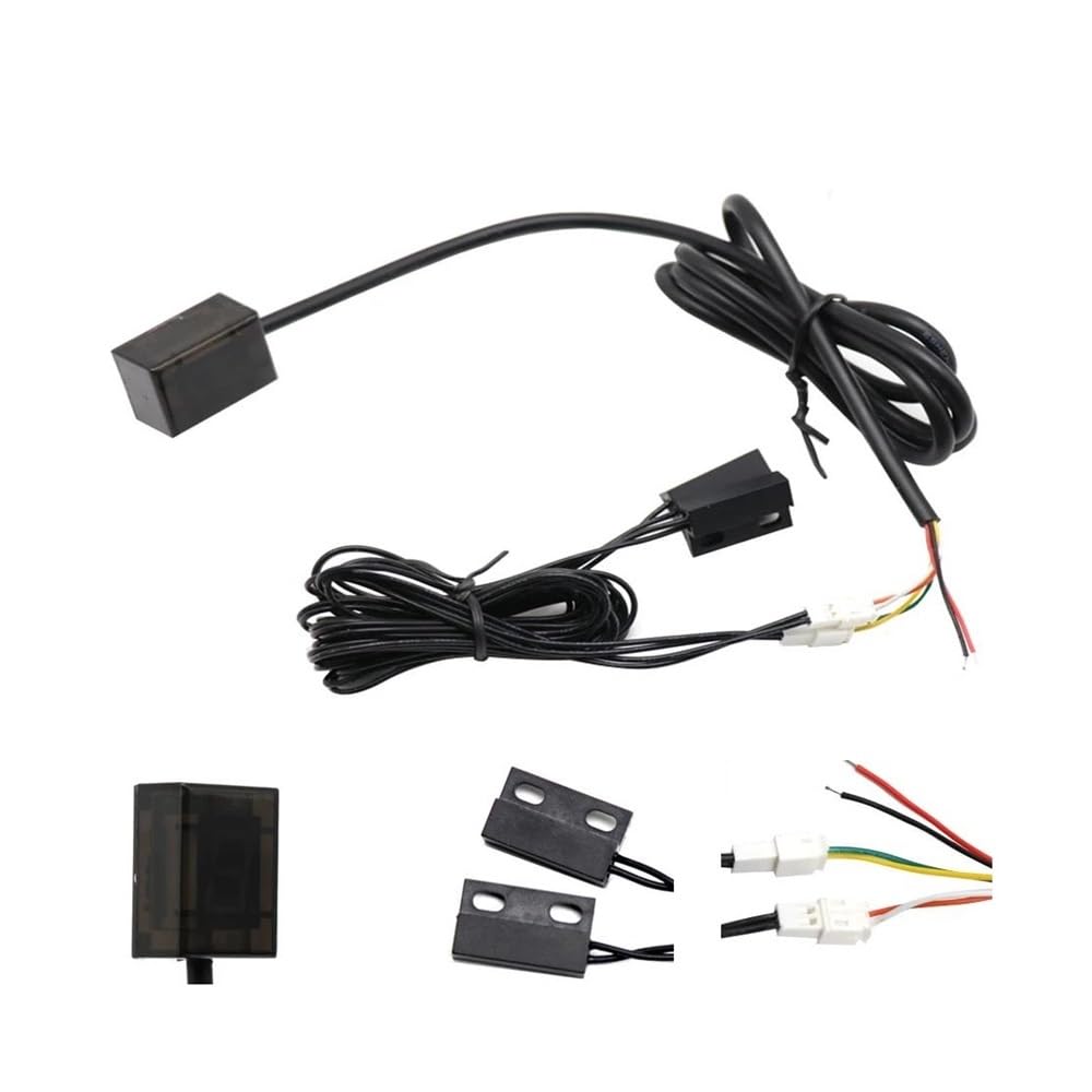 Indicador De Marchas Indicador De Marcha Digital Universal Para Motocicleta De 6 Velocidades Con Pantalla Y Soporte Magnético Para Indicador De Marcha(Green set)