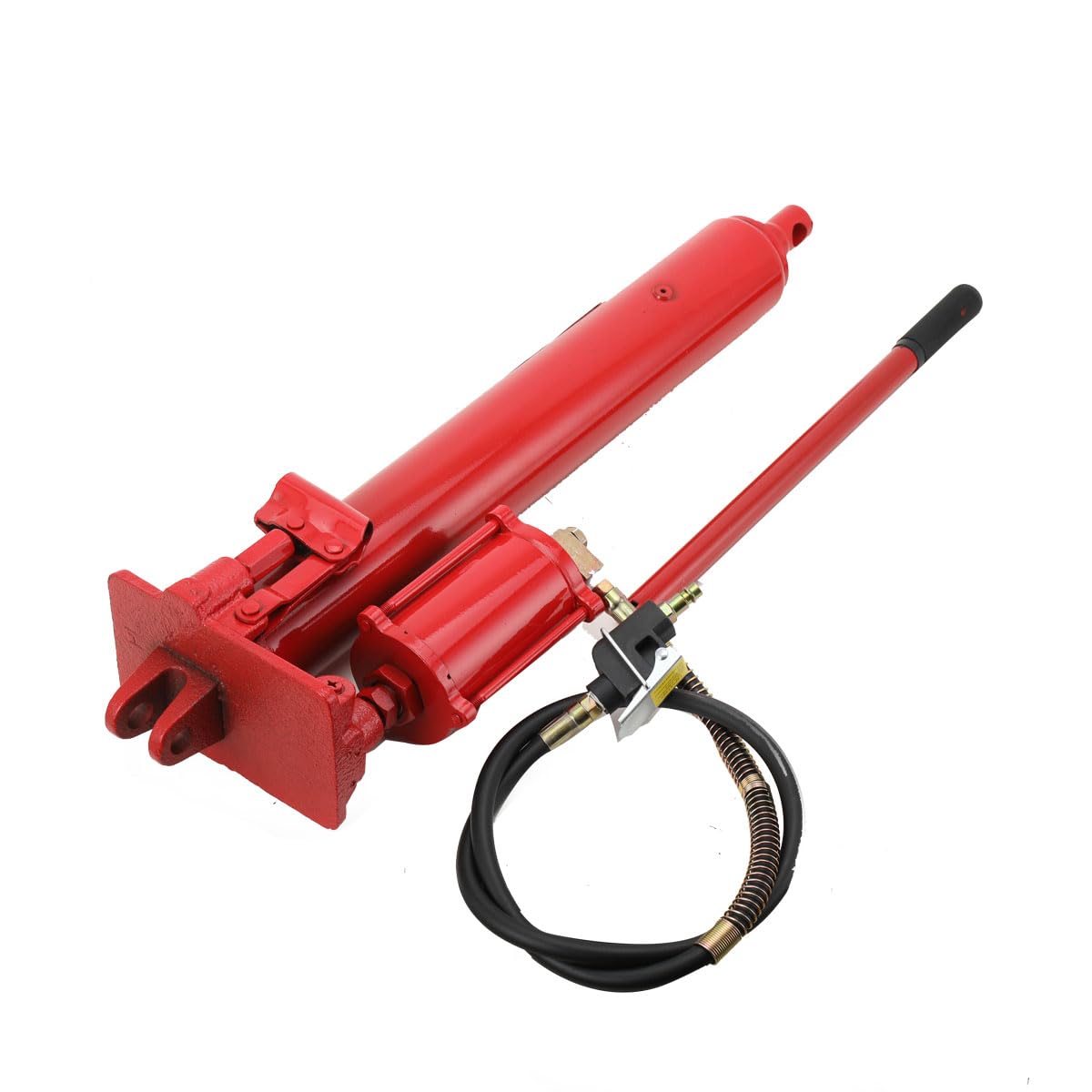 LALABU Hydraulischer Langer Rammenheber, 8 Ton Kapazität,Höhenverstellung, 660-1160mm Hydraulikzylinder Auto-Flaschenheber für Motorhebebühnen, Garagen-/Ladenkrane