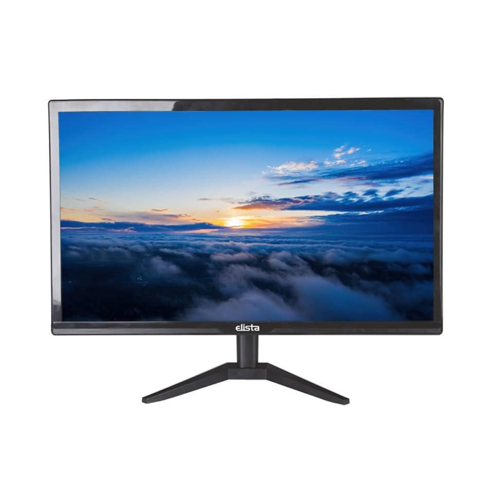 Elista 21.5 Inch (54.61 cm) Full HD LED Monitor |1920 X 1080 Pixels | 250 Nits | HDMI & VGA Input | 16.7 M (8Bit) Color |
