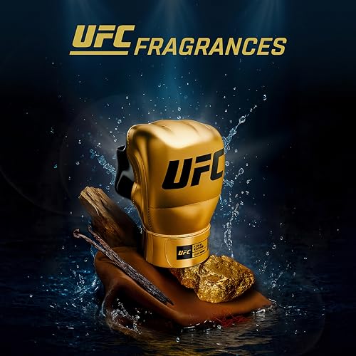 Image of UFC Final Round - Cologne for Men - Amber, Leather, Vanilla Perfume for Men with Saffron and Sandalwood Notes - Bold, Long Lasting Scent - 3.4 oz