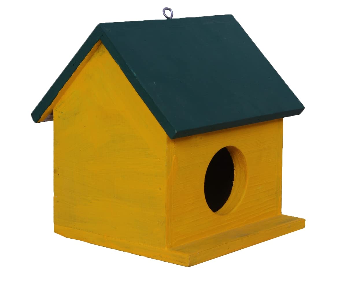 Ganga Enterprise Bird House for Sparrow and Other Birds Garden Also use Squirrel, Green (B09MRNVM8C) Amazon Price History, Amazon Price Tracker