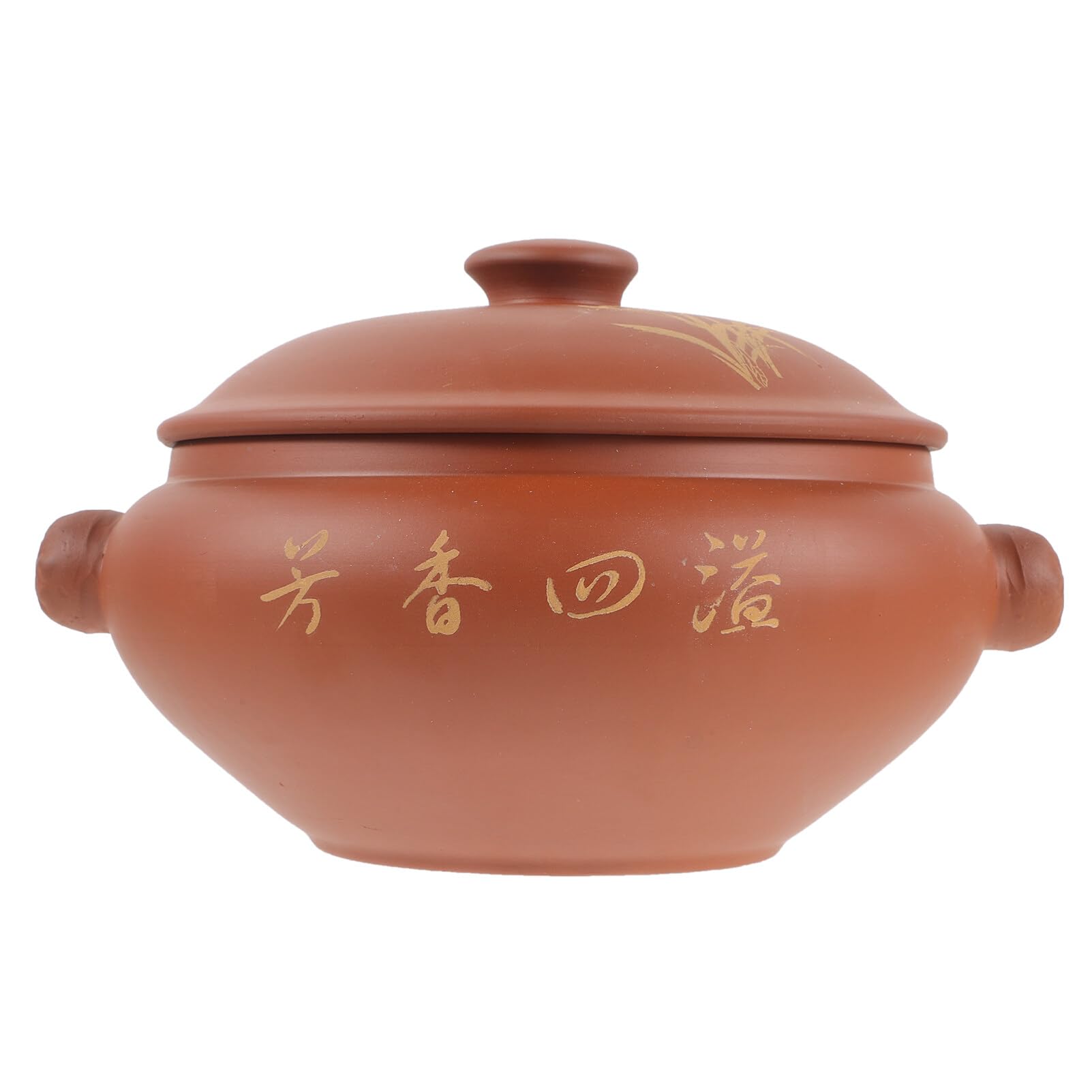 iplusmile Casseruola Vapore in Ceramica Per Zuppe Pentola Di Terracotta Per Cucinare Verdure Fagioli Carne e Pesce Facile Da Pulire e Riutilizzare