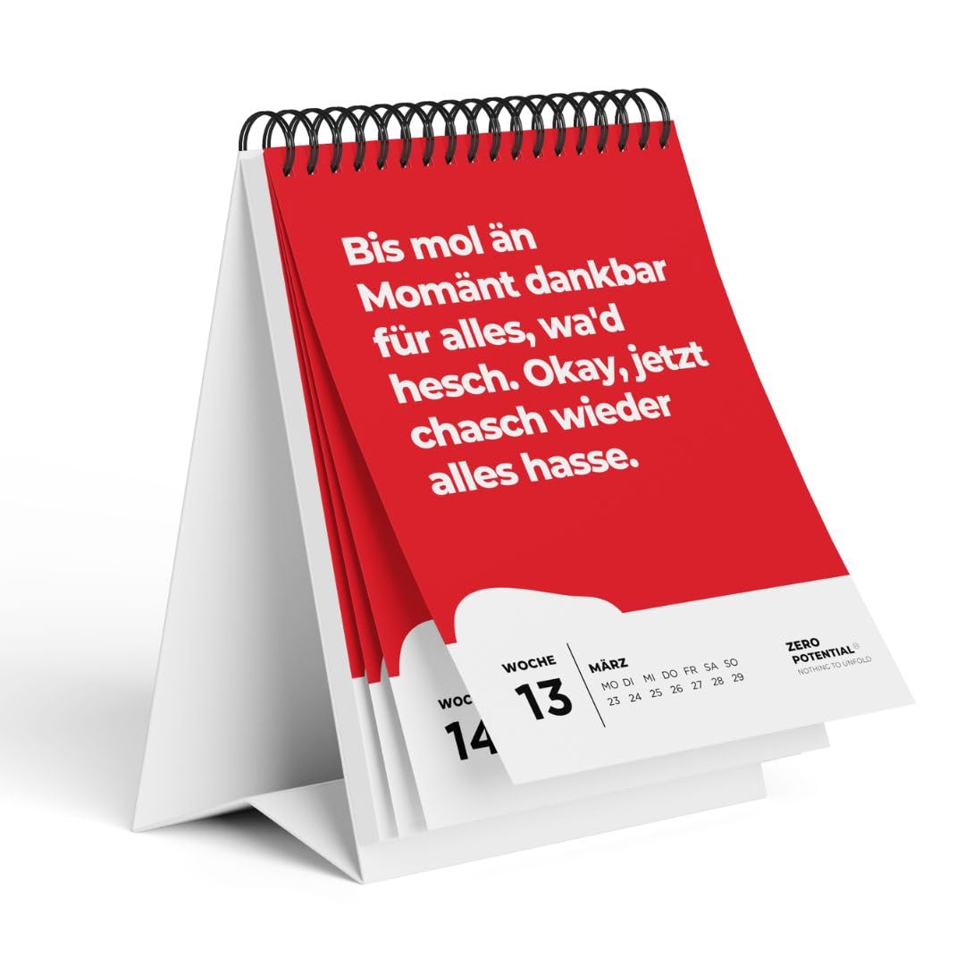 Demotivierender Kalender (schweizerdeutsch, A6)