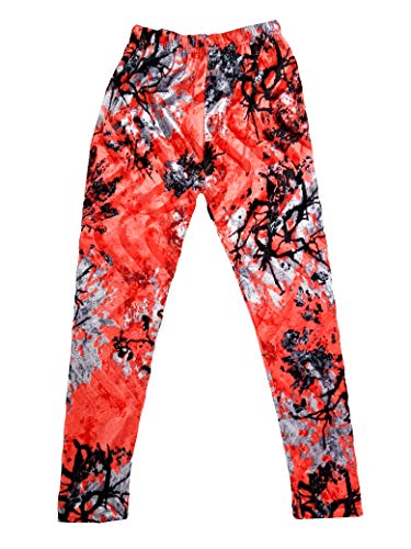 Image of indi weaves Girls Printed Velvet Leggings Pack of 5